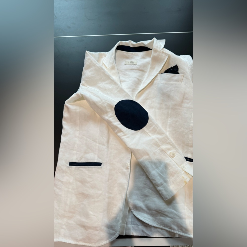 Boys capri collard button up